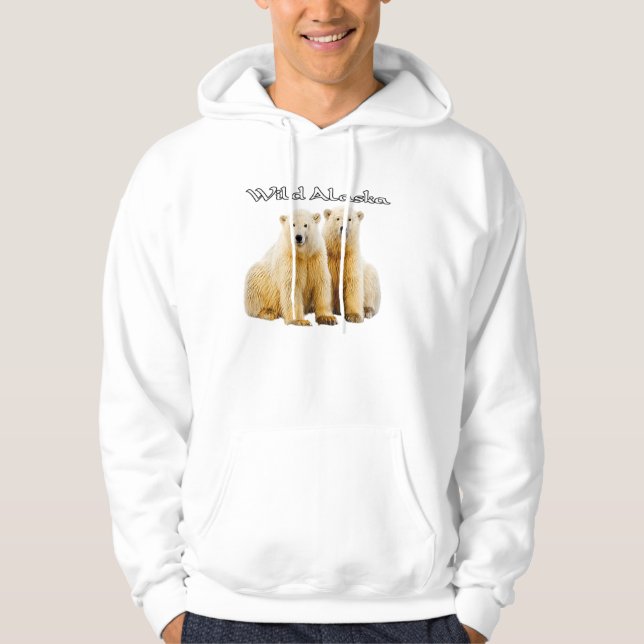 Alaska Wildlife Hooded Sweatshirt (Vorderseite)