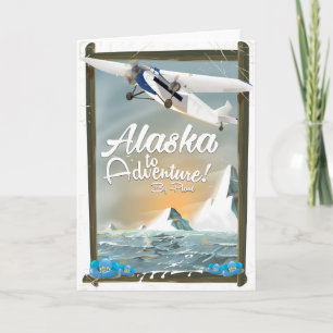 Alaska Zum Abenteuer! Feiertagskarte