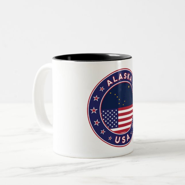 Alaska Zweifarbige Tasse (Vorderseite Links)