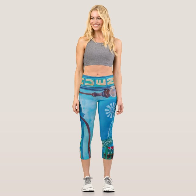 Alaskan 4. Ave. Marquee Capri Leggings (Vorderseite)