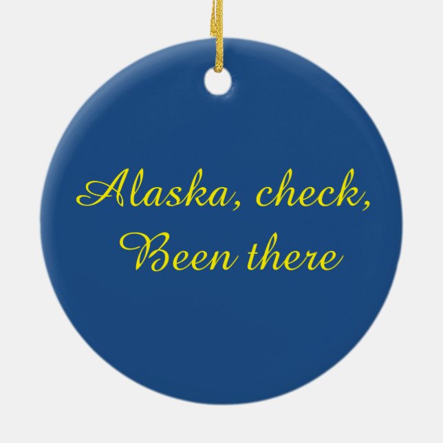 Alaskan-Adlerschmuck Keramik Ornament (Hinten)