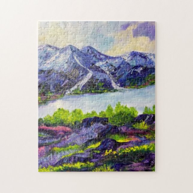 Alaskan Alpha Liebe Puzzle (Vertikal)