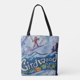 Alaskan Alyeska/Girdwood Leinwand Tasche