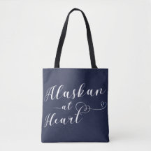 Alaskan at Heart Grocertasche