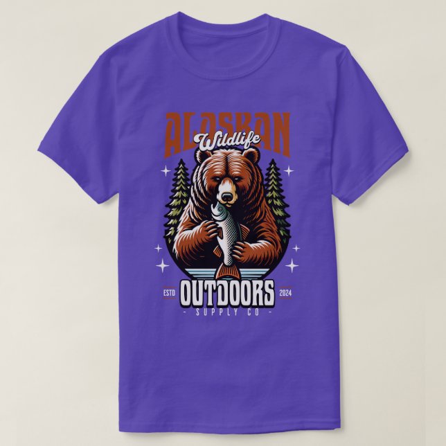 Alaskan Bear Wildlife TShirt (Design vorne)