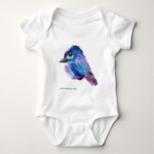 Alaskan Chick & Moosey One-piece Baby Strampler