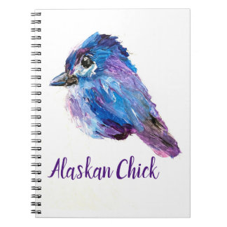 Alaskan Chick Spiral Notebook Notizblock