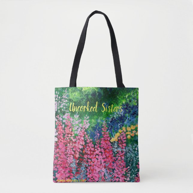 Alaskan Chick _Uncorked Sisters Tote Bag (Vorderseite)