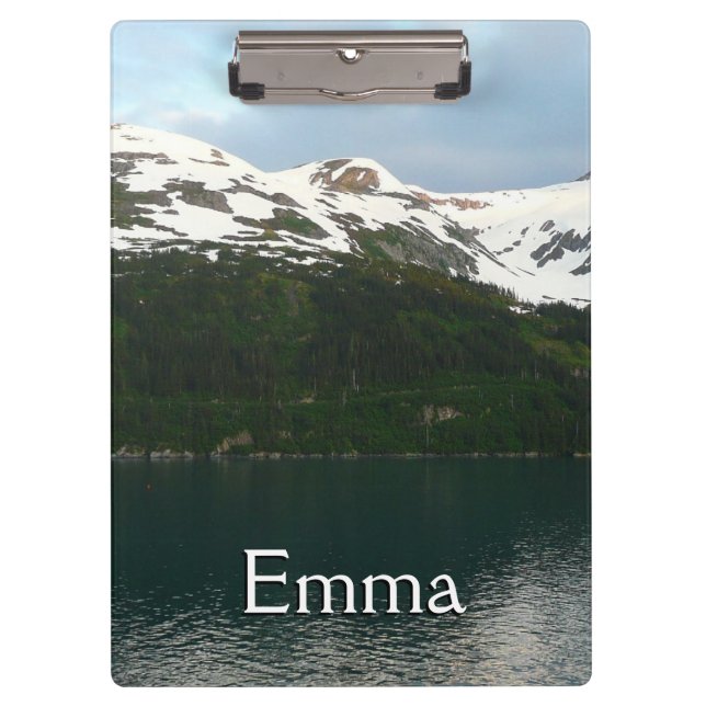 Alaskan Coast in Dusk Klemmbrett (Vorderseite)