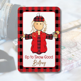 Alaskan Cruise Ship Door Sonniges Sprichwort Winte Magnet