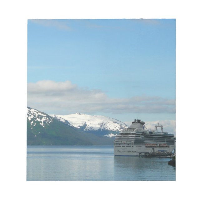 Alaskan Cruise Vacation Travel Fotografie Notizblock (Vorderseite)
