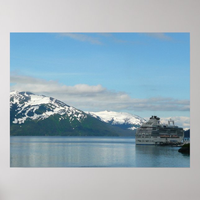 Alaskan Cruise Vacation Travel Fotografie Poster (Vorne)