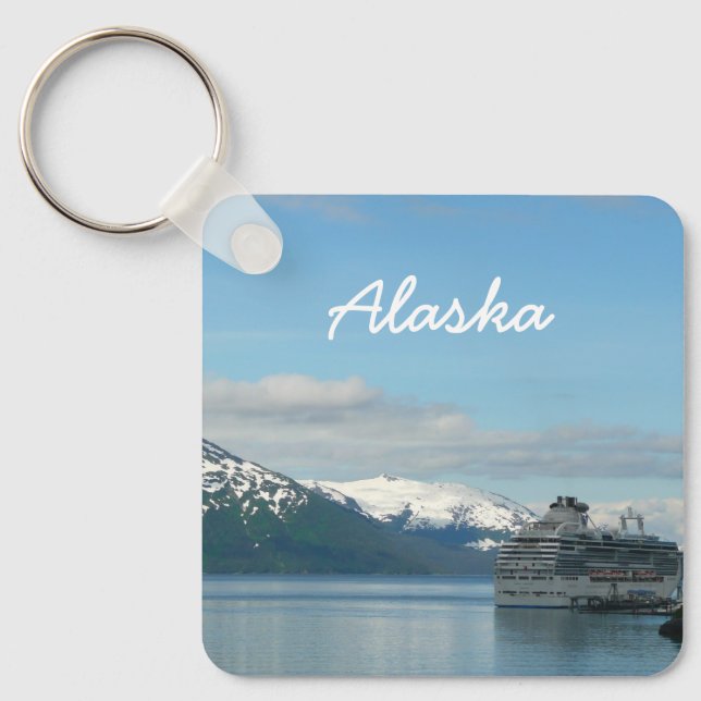 Alaskan Cruise Vacation Travel Fotografie Schlüsselanhänger (Vorderseite)