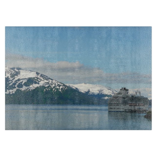 Alaskan Cruise Vacation Travel Fotografie Schneidebrett (Vorderseite)