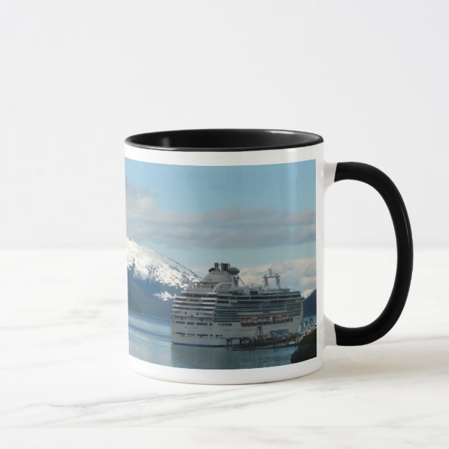 Alaskan Cruise Vacation Travel Fotografie Tasse (Rechts)