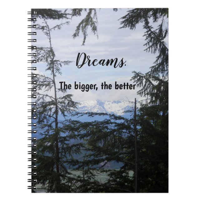 Alaskan Dreams Notebook Notizblock (Vorderseite)
