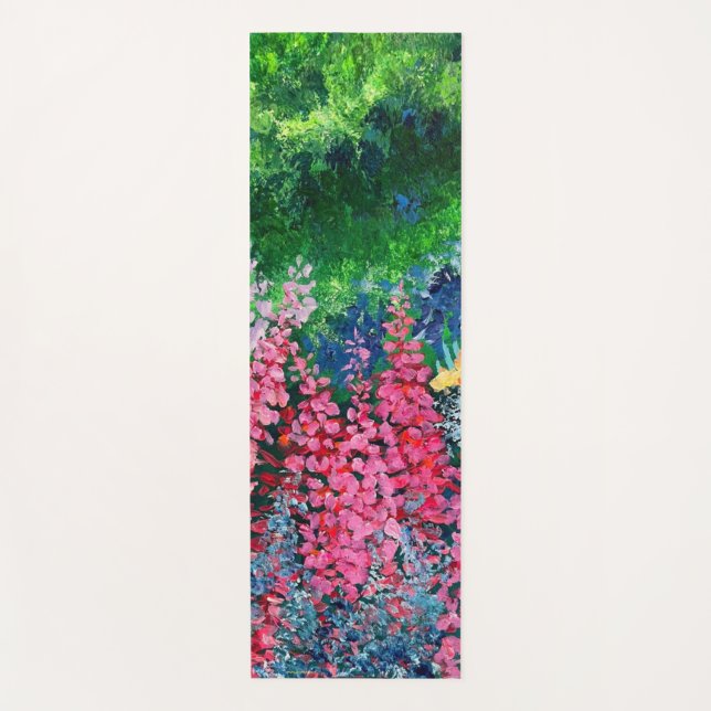 Alaskan Fall Fireweed Yoga Mat Yogamatte (Vorderseite)