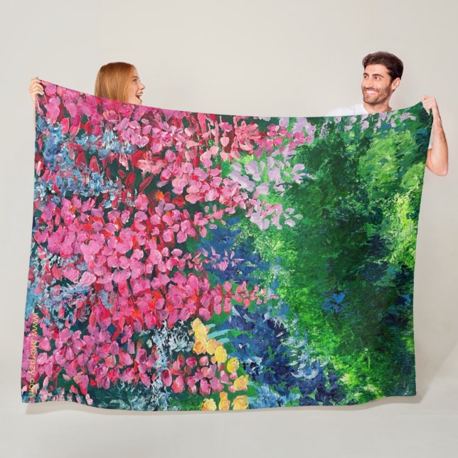 Alaskan Fireweed Fleece Blanket (Beispiel)