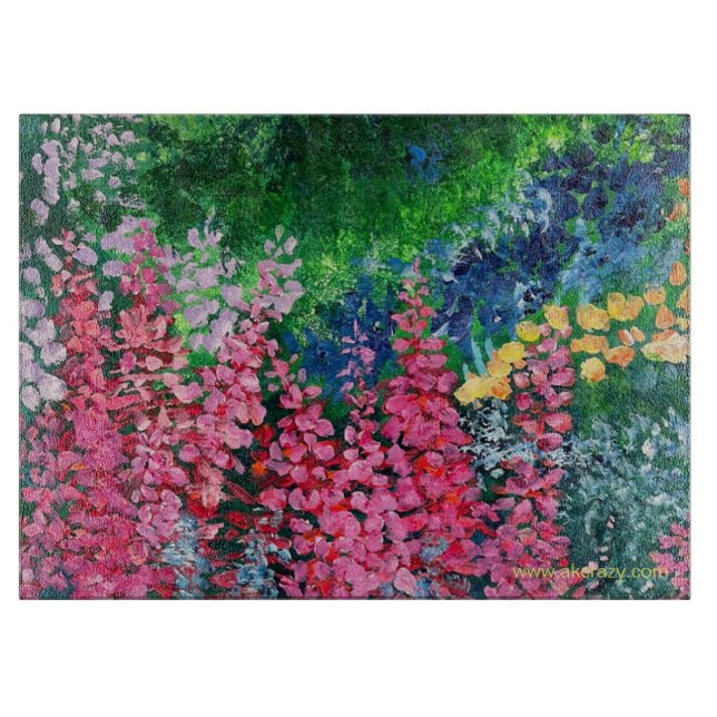 Alaskan Fireweed Glass Cutting Board Schneidebrett (Vorderseite)
