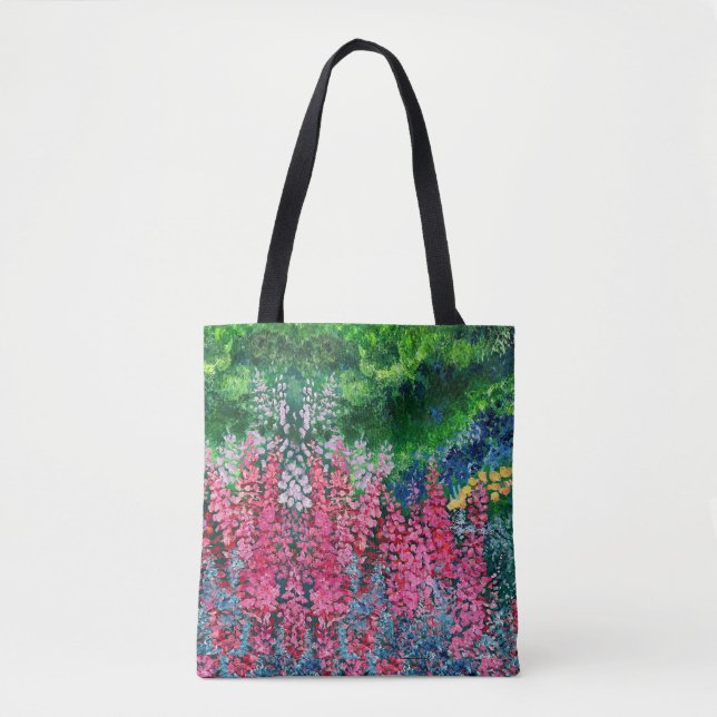 Alaskan Fireweed Leinwand Tasche (Vorderseite)