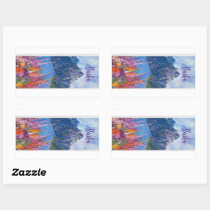 Alaskan Fireweed Mountain Sticker