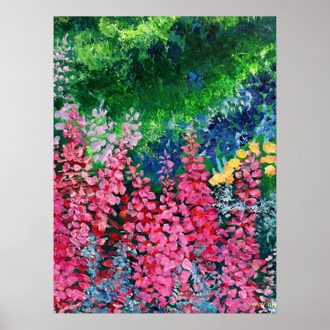 Alaskan Fireweed Poster (Vorne)