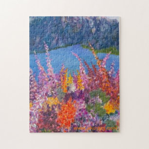 Alaskan-Gebirge Florals Puzzle