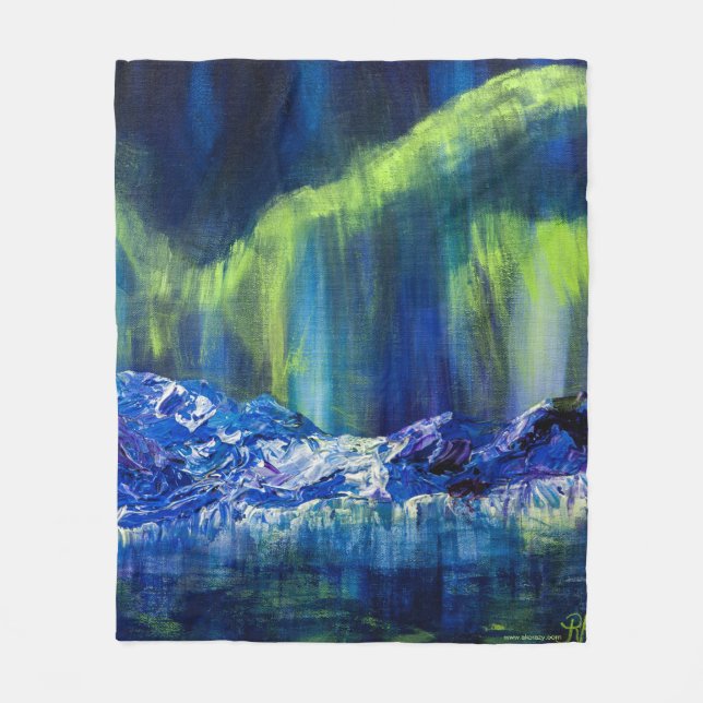 Alaskan Glacial & Borealis Blanket Fleecedecke (Vorderseite)