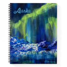 Alaskan Glacial Reflections Spiralnotebook 8.5x11