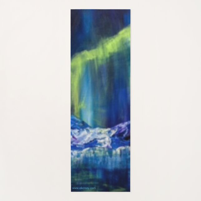 Alaskan Glacial Reflections Yoga Mat Yogamatte (Vorderseite)
