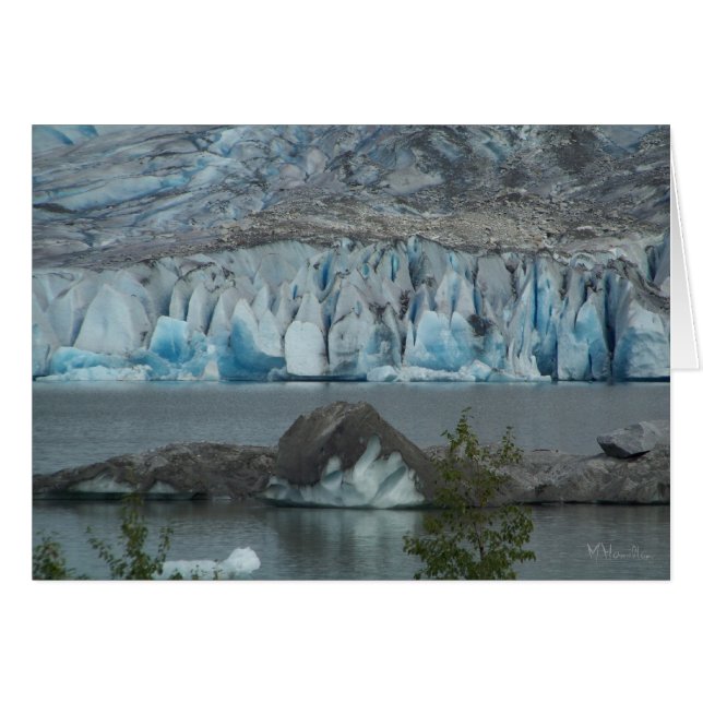 Alaskan Glacier Blank Greeting Cards (Vorderseite (Horizontal))