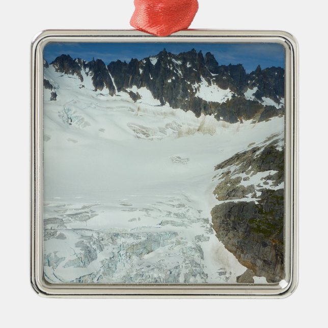 Alaskan Glacier Landschaftlich Travel Landschaft Ornament Aus Metall (Vorne)