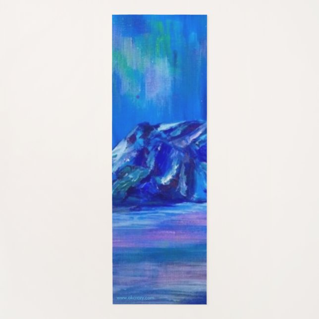 Alaskan Glacier Yoga Mat Yogamatte (Vorderseite)