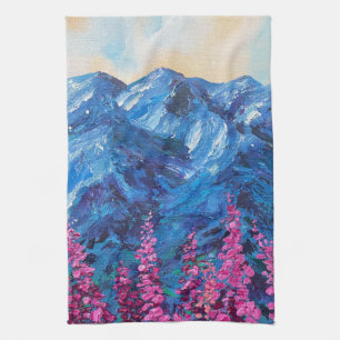 Alaskan Glorious Fireweed Küchentücher