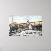 Alaskan Gold Mining Operation Sluice Box