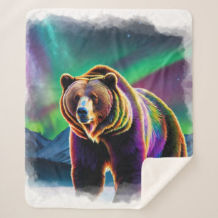 Alaskan Grizzly Bear & Northern Lights Sherpadecke