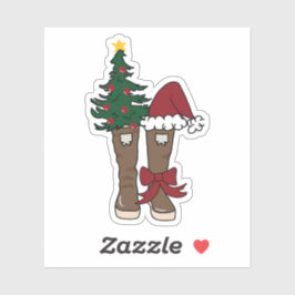 Alaskan Holiday Boots Aufkleber