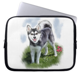 Alaskan Klee Kai Art Laptopschutzhülle