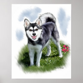 Alaskan Klee Kai Art Poster