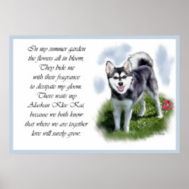 Alaskan Klee Kai Art Poster