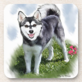 Alaskan Klee Kai Art Untersetzer