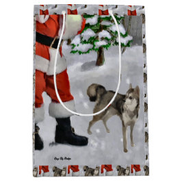 Alaskan Klee Kai Christmas Mittlere Geschenktüte