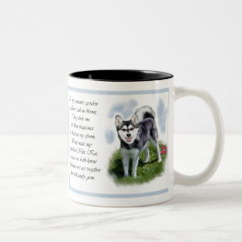 Alaskan Klee Kai Gifts Zweifarbige Tasse
