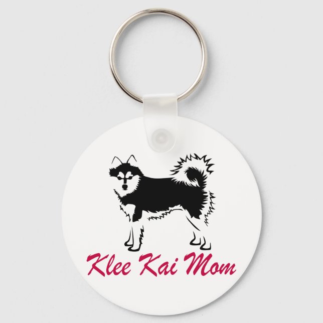 Alaskan Klee Kai Mama Schlüsselanhänger (Vorderseite)