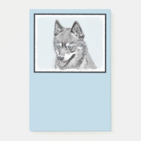 Alaskan Klee Kai Painting - Niedliche Original Dog