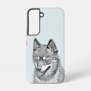 Alaskan Klee Kai Painting - Niedliche Original Dog Samsung Galaxy Hülle