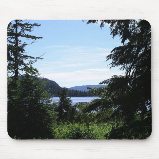 Alaskan Landschaft Schöne Alaska Fotografie Mousepad (Vorne)