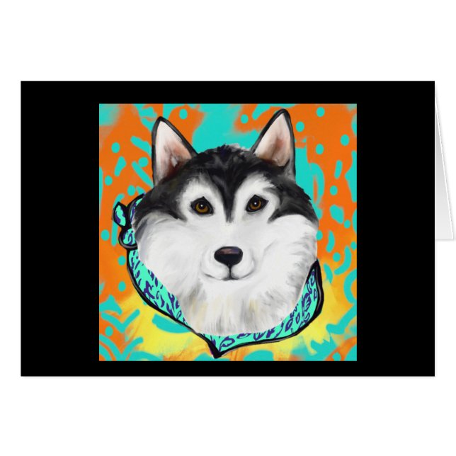 Alaskan Malamute (Vorderseite (Horizontal))