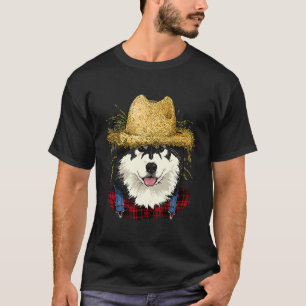 Alaskan Malamute Bauer Landwirtschaft Ranche T-Shirt