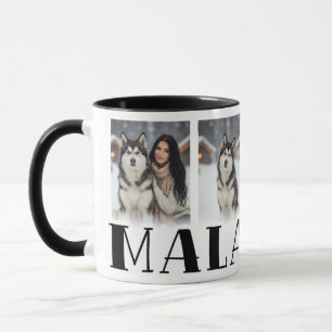 Alaskan Malamute Benutzerdefiniertes Foto für Hund Tasse